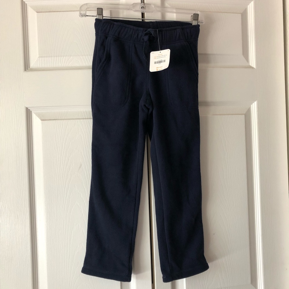 NWT Gymboree Boy’s Fleece Draw String Pants,S(5-6)